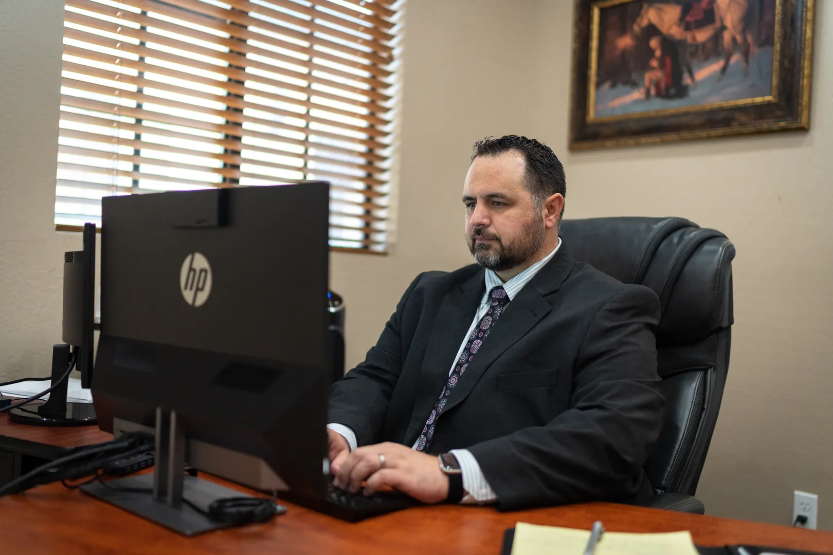 Robert in his office